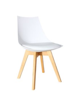 Stylische Stuhlsets wie der EMMA Stuhl in weiß erhälst du bei Morawe International.